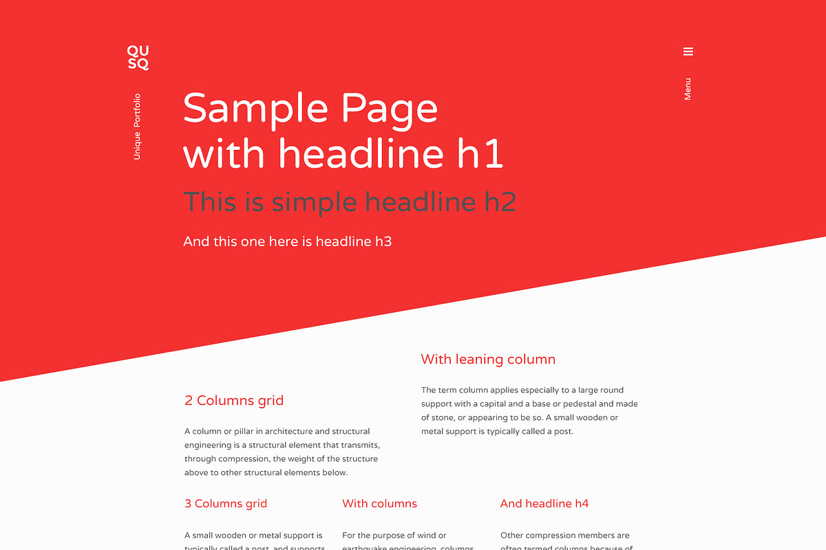 Qusq Pro - Unique Colorful Portfolio, a WordPress Template by IshYoBoy (Photo 12 of 14)