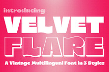 Velvet Flare - Vintage Modern Type