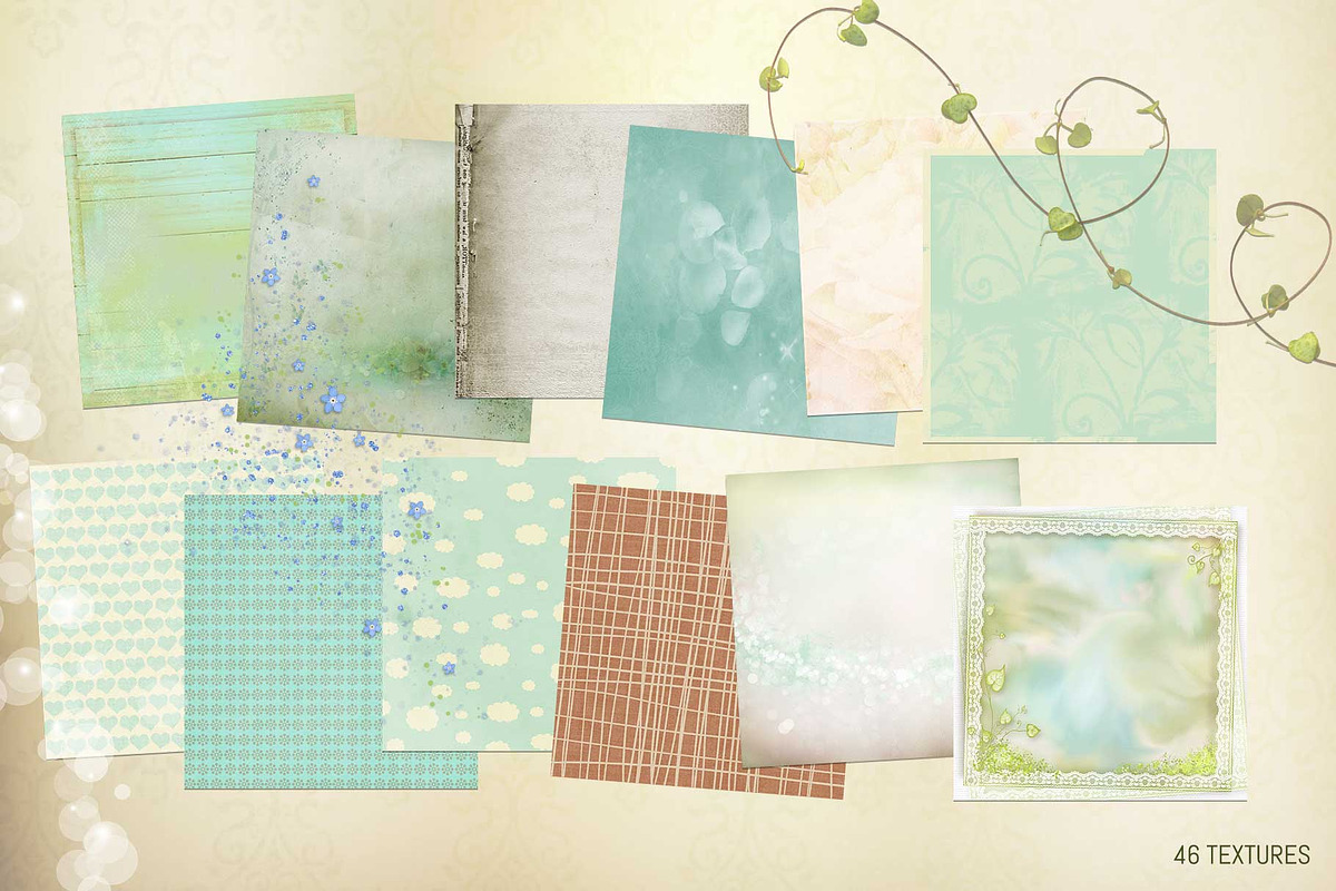 Spring Imagination Texture Set, an Illustration by Digidesignresort (Photo 4 of 7)
