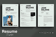 Resume - CV - Template _Word & Canva, a Resume Template by TemplateFolio-Shop (Thumbnail 1 of 6)