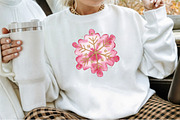 Pink Christmas Watercolor Clipart, an Illustration by Sublimation Artist (Thumbnail 4 of 6)