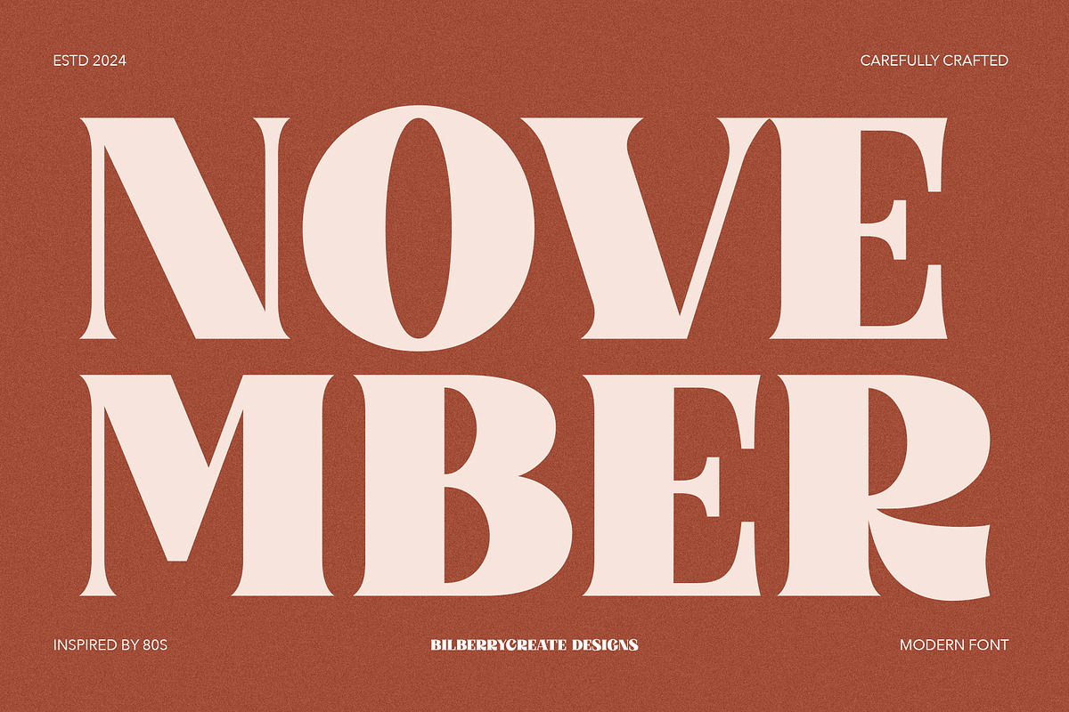 Brusnica - Retro Serif Font, a Serif Font by BilberryCreates (Photo 6 of 17)