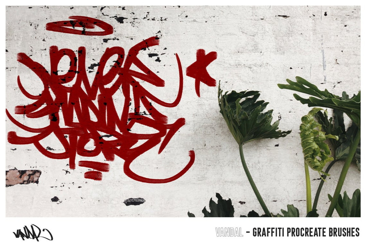 230 Graffiti procreate brushes, a Brush Add-On by Endete & Mazak brushes (Photo 8 of 11)