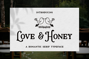 Love And Honey | romantic serif