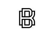 Initial Letter BK KB Logo, a Branding & Logo Template by Buqancreative (Thumbnail 1 of 2)