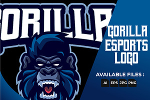 Gorilla Esports Logo Templates