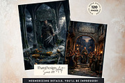 Jean de La Fontaine Fables Papers V2, an Education Illustration by ThatsDesignArt (Thumbnail 11 of 16)