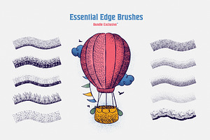 Illustrator Shader Brushes Bundle