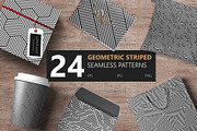 Seamless striped geometric patterns, a Pattern Graphic by ExpressShop (Thumbnail 1 of 9)