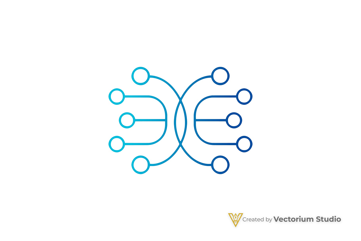 Network Nodes Abstract Logo, a Branding & Logo Template by Vectorium Studio (Photo 1 of 15)