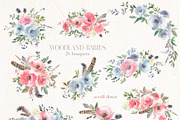 Woodland Babies Wild Animals Clipart, an Animal Illustration by whiteheartdesign (Thumbnail 21 of 28)