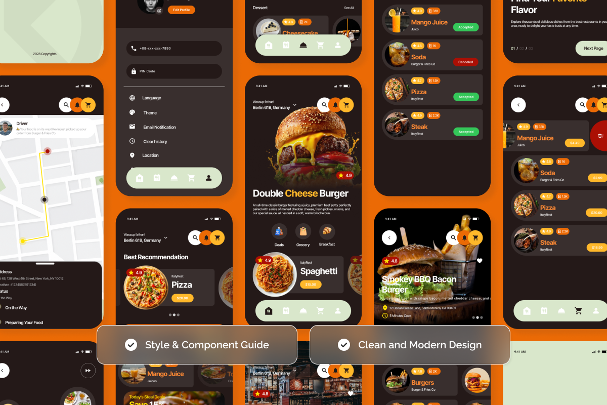 Platify AI Food Delivery Mobile App, an App Template by twinstd (Photo 3 of 5)