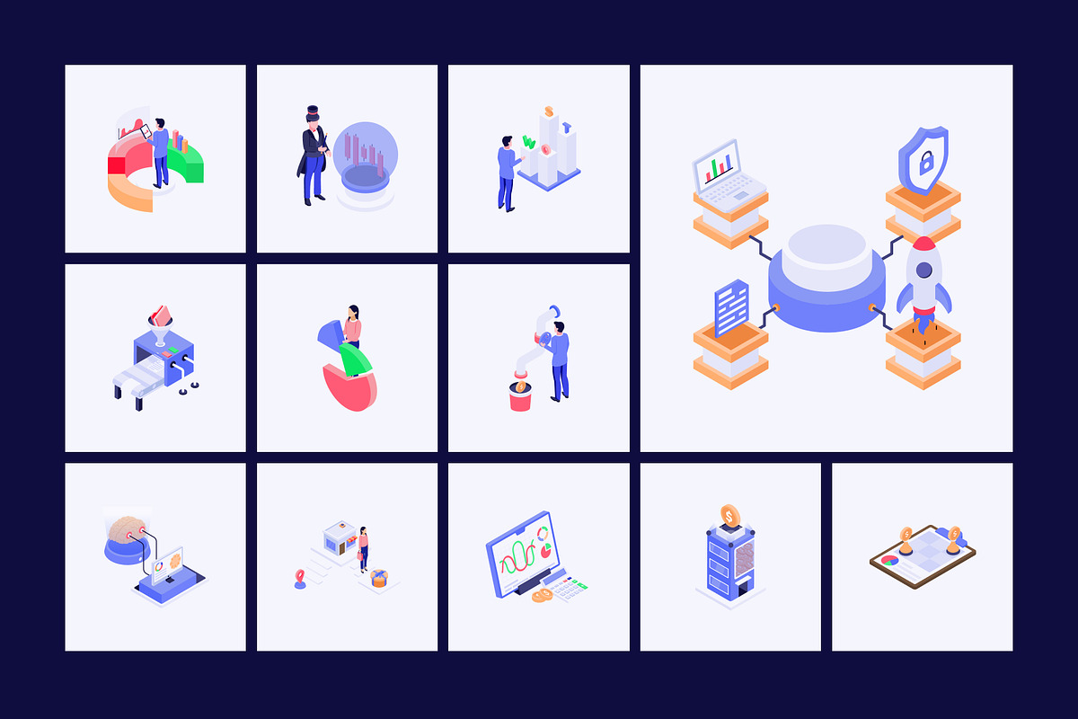 Corporate and Enterprise Bundle, a Finance Illustration by Vectors Market (Photo 6 of 12)