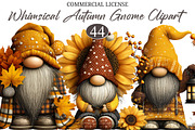 Whimsical Enjoy Cute Autumn Gnome, a Seasonal Illustration by designcity5 (Thumbnail 1 of 5)