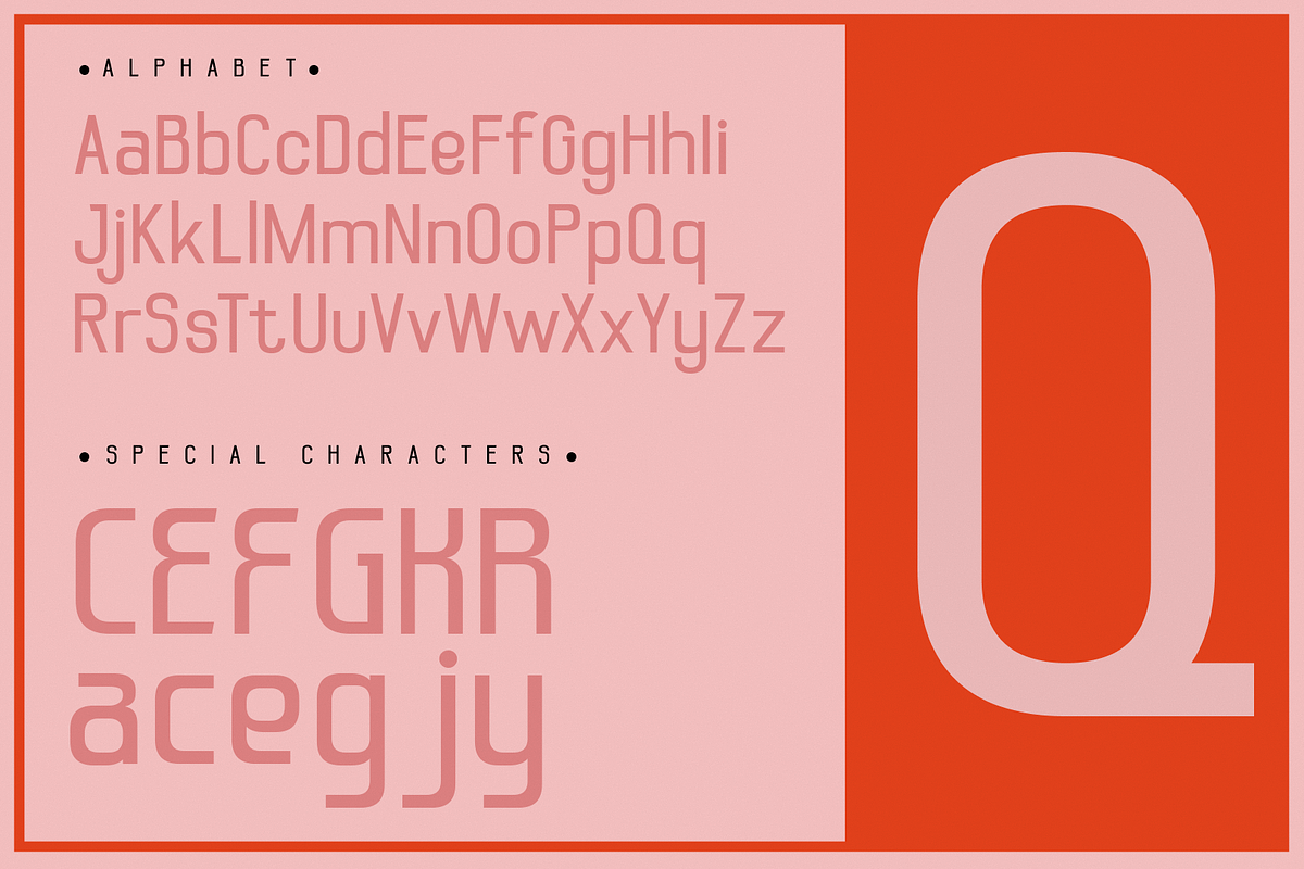 Quentra, a Sans Serif Font by CuratedType Studio (Photo 8 of 11)