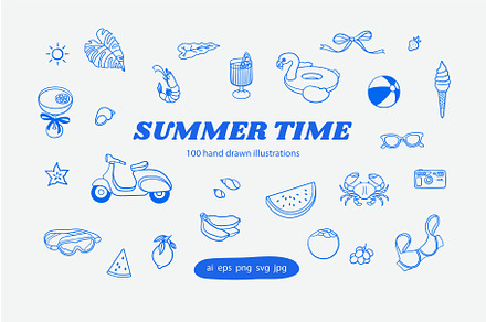 Summer time, a Decorative Illustration by Sweet Corner