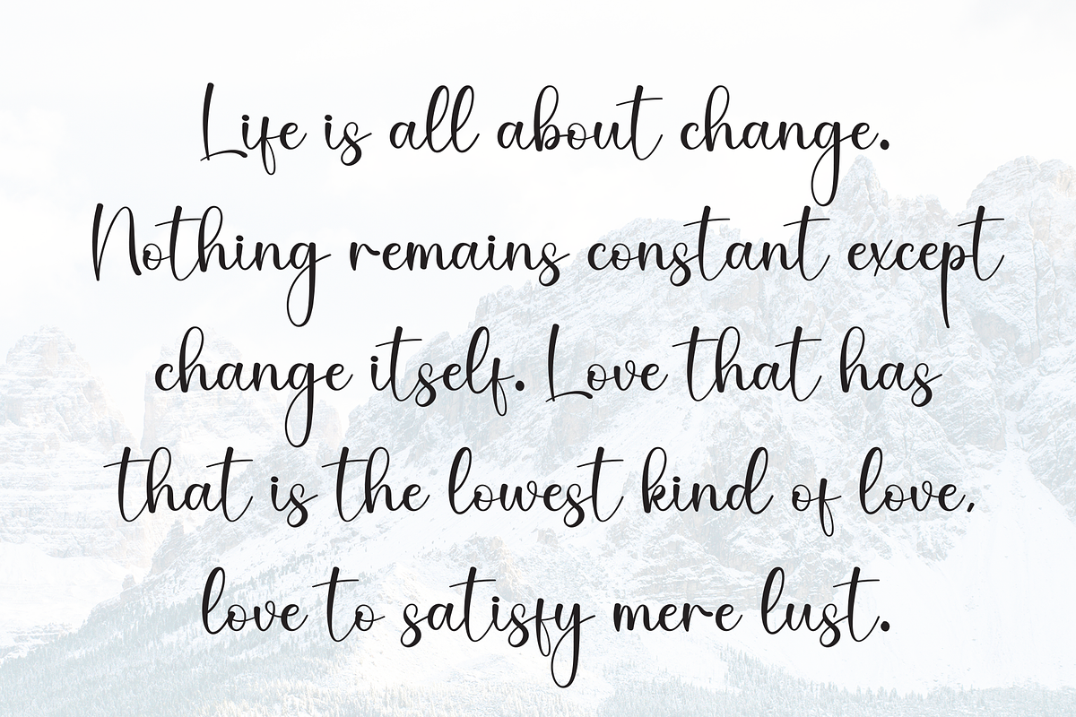 Flowers Zanitha | Script Font, a Handwritten Font by Scratchones (Photo 6 of 8)