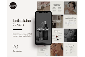 Esthetician Coach Template - Canva