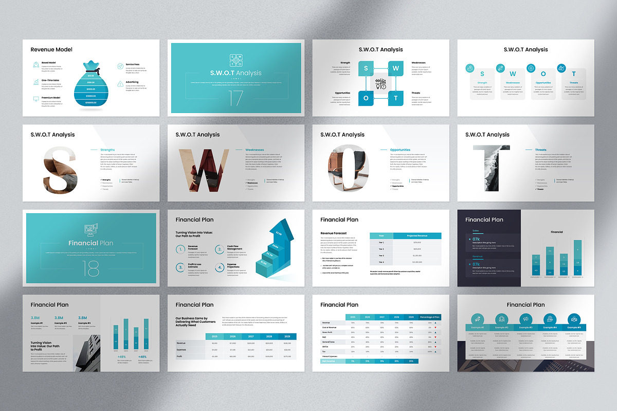Business Plan Presentation Template, a Presentation Template by GoldenPixelStudio (Photo 16 of 20)