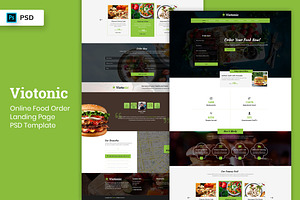 Food Order Online Landing Page