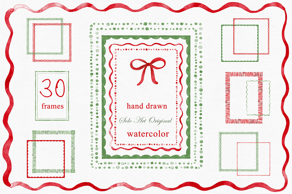 Hand-Drawn Whimsical Frames, an Object Graphic by Solo Art Original (Photo 1 of 8)