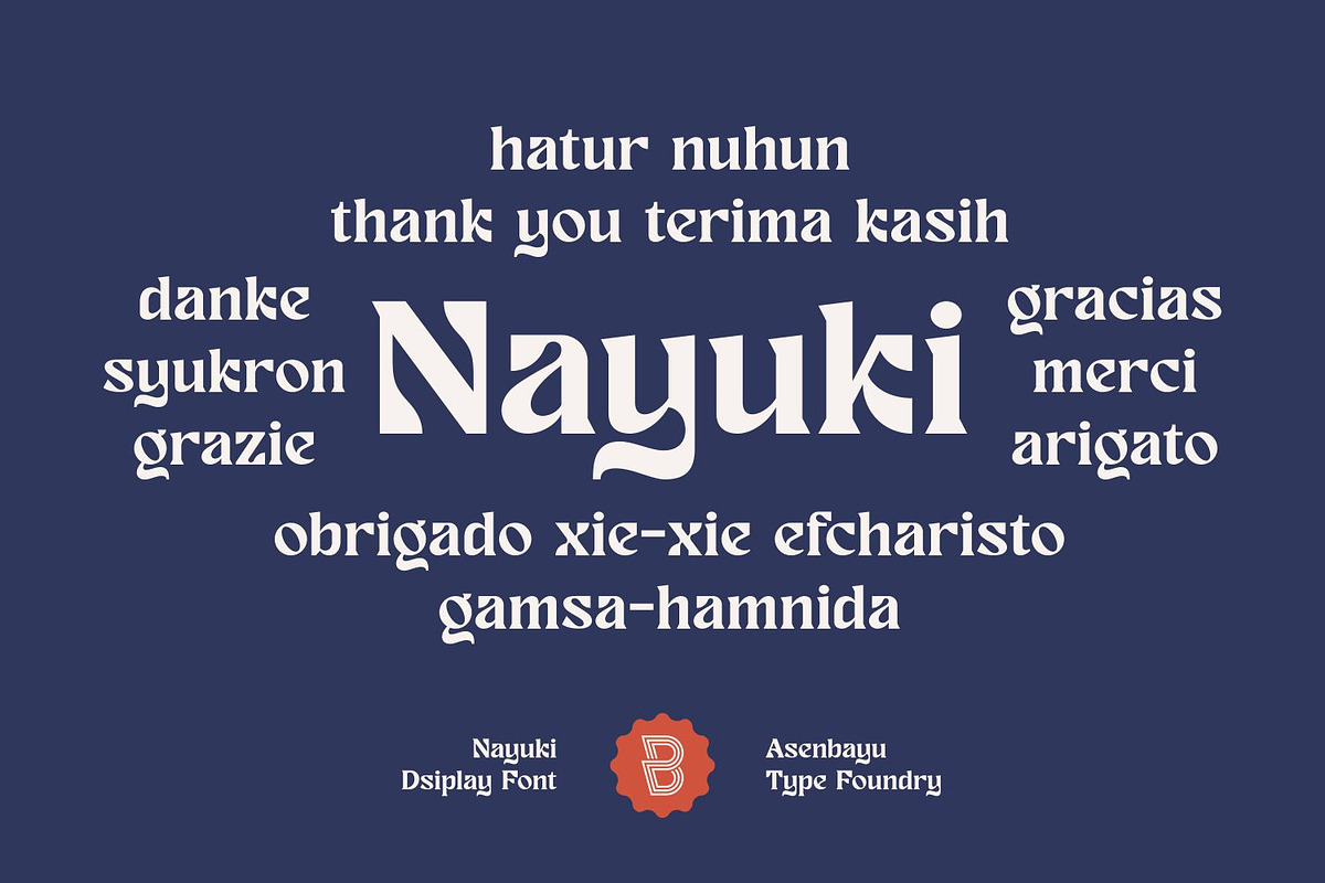 Nayuki Font, a Serif Font by Asenbayu (Photo 14 of 14)