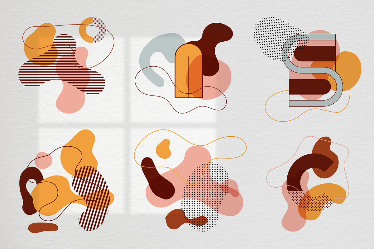 Geometric Alphabet - BOHO abstract, a Symbol Font by Iryna Danyliuk (Photo 4 of 4)