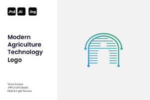 Modern Agriculture Technology Logo, a Branding & Logo Template by Luxury Logos