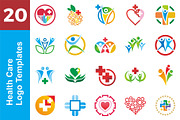 20 Logo Health Care Templates Bundle, a Branding & Logo Template by Friendesigns (Thumbnail 1 of 21)