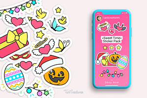 Sweet Time Sticker Pack