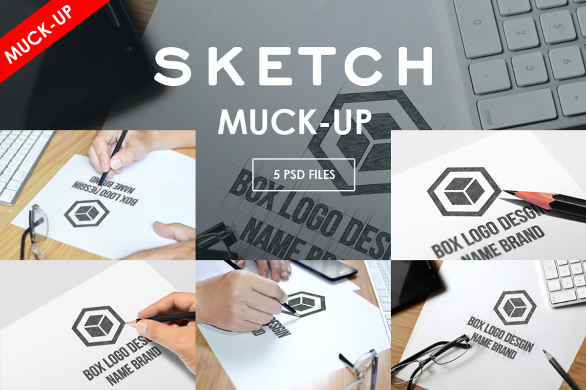 Sketchbook Mock-Ups, a Pens & Pencil Mockup by resumetemplathttps://d3es (Photo 1 of 8)