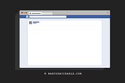 Facebook UI Template, a Presentation Template by Marcus Michaels (Thumbnail 3 of 5)