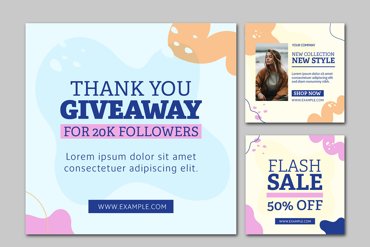 Colorful Social Media Promo Template preview 3