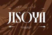 Jisoya Elegant Serif Font Typeface, a Serif Font by Graphicxell (Thumbnail 1 of 10)