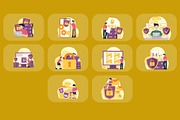 Data Security Illustration Pack, an Illustration by baii09 (Thumbnail 4 of 4)