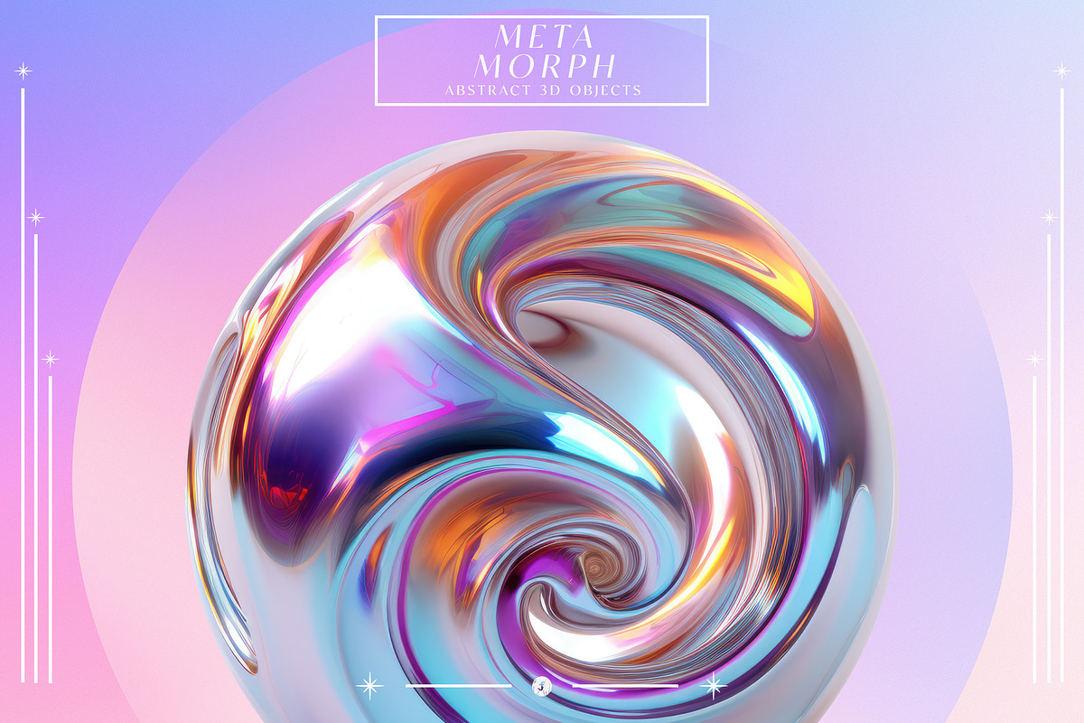 MetaMorph Abstract 3D Objects, an Object Graphic by Freezerondigital (Photo 13 of 16)