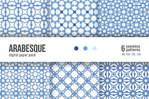 ARABESQUE Digital Paper Pack 01