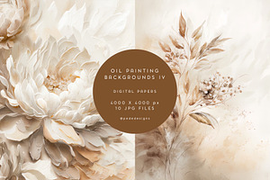 Floral Oil Backgrounds II