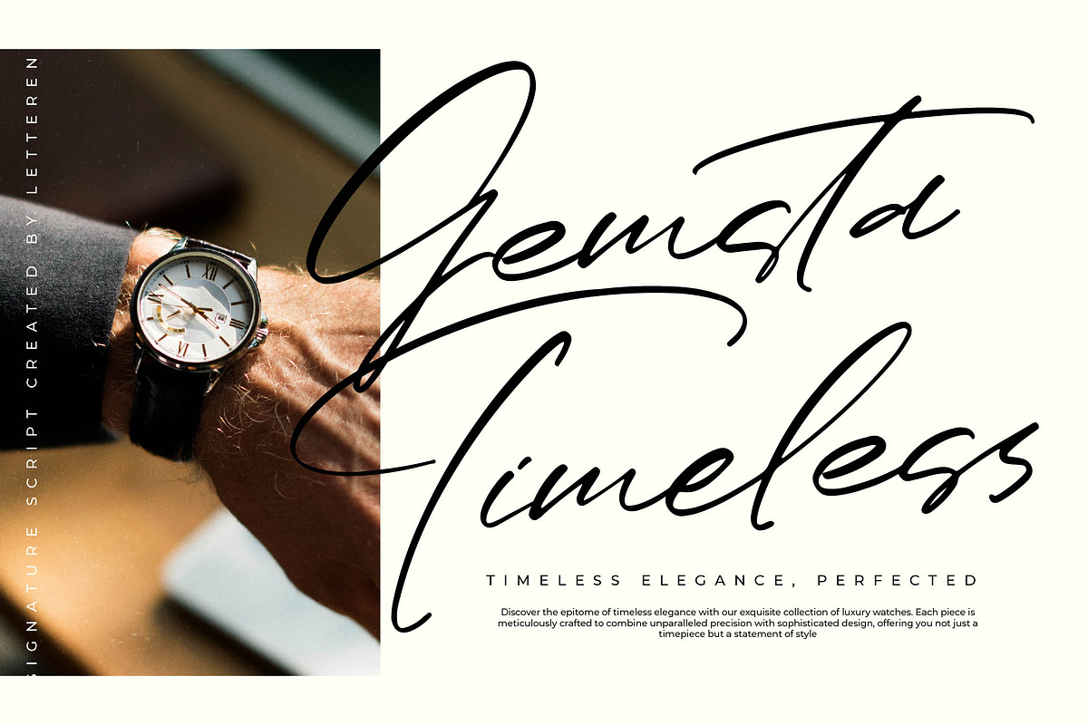 Paradise Stonelife Modern Signature, a Script Font by Letterena Studios Script (Photo 11 of 15)