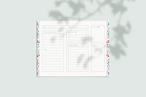 Floral Printable Planner Page Bundle