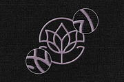 Fabric Embroidery Logo Mockup, a Mockup by Design Squad (Thumbnail 3 of 4)