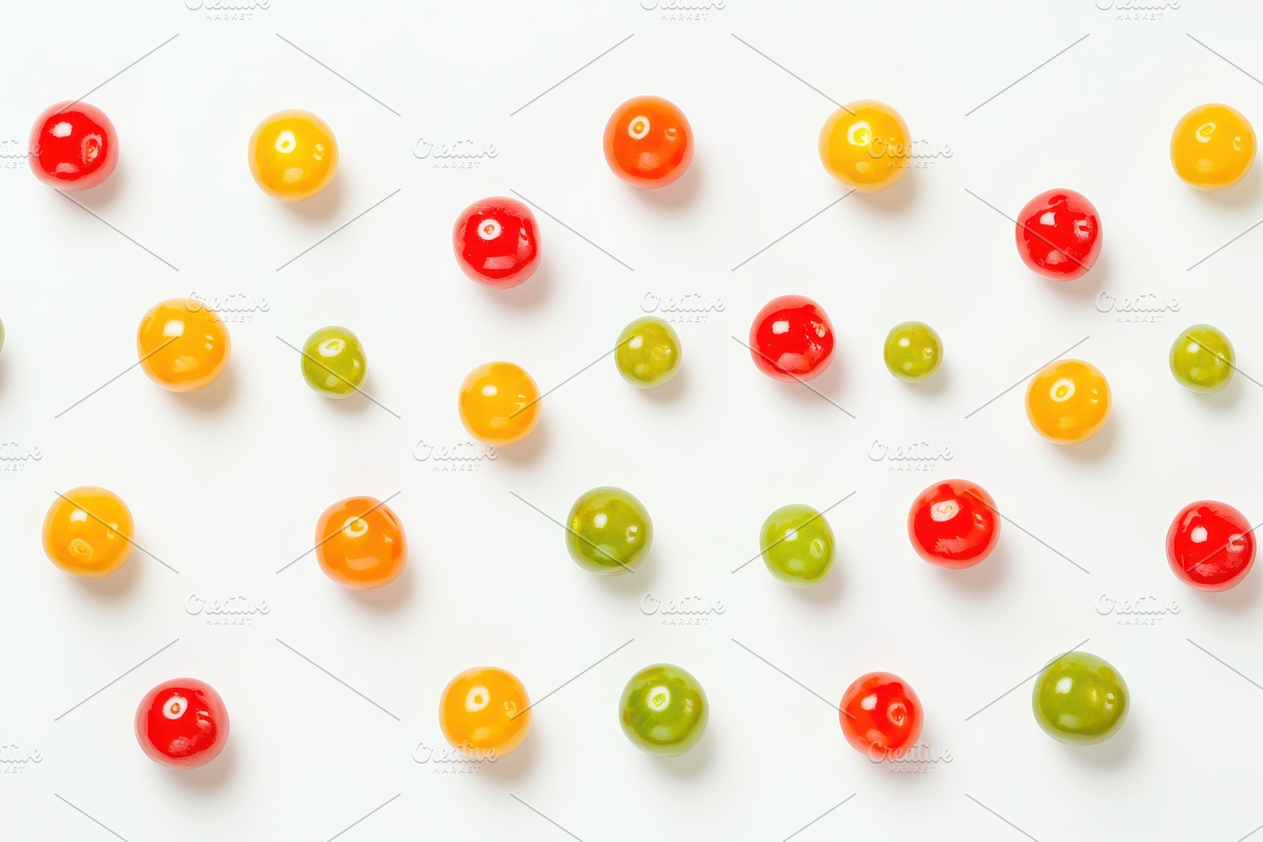 Assortment of colorful cherry tomato, a Photo by Pavel_design