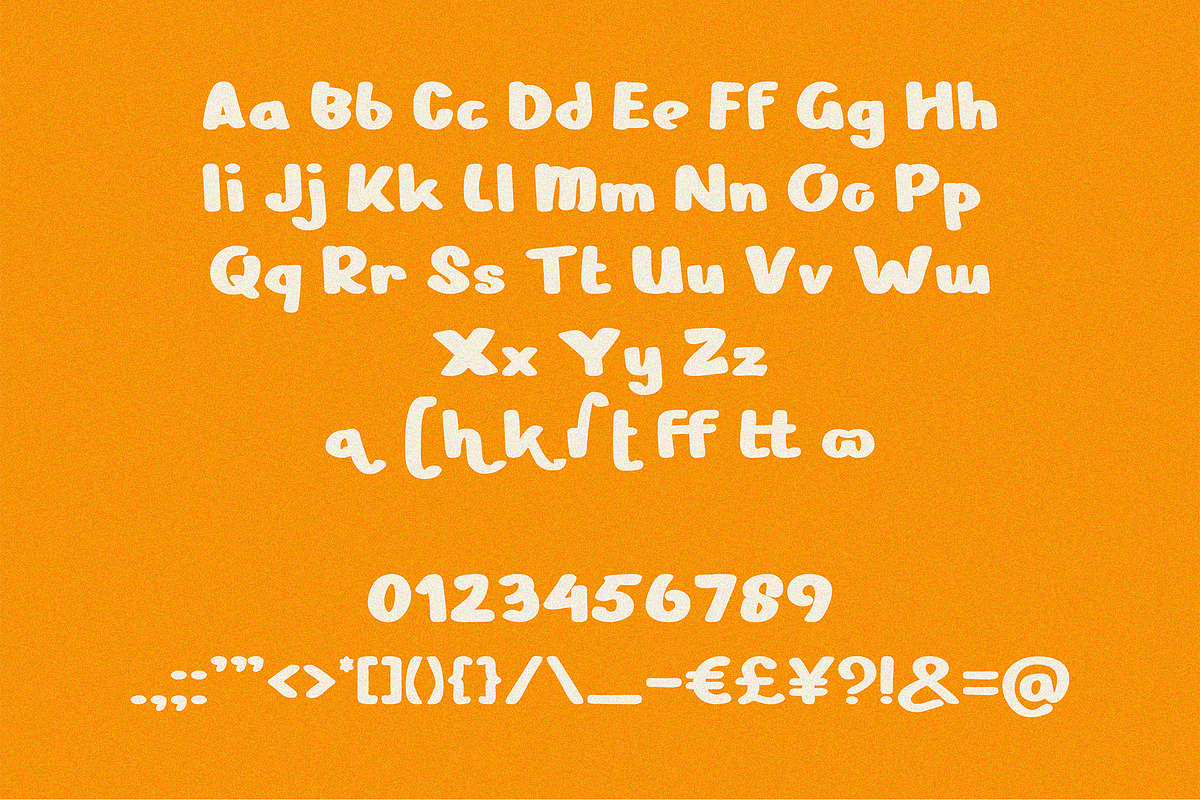 Baffelo Handwritten Playful, a Handwritten Font by Boril Std (Photo 2 of 7)