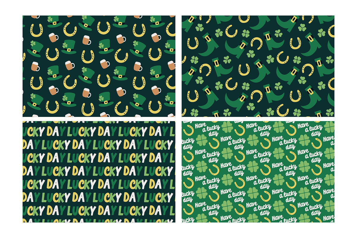 Lucky Saint Patrick's day patterns, a Pattern Graphic by RevolutionizZed (Photo 10 of 12)