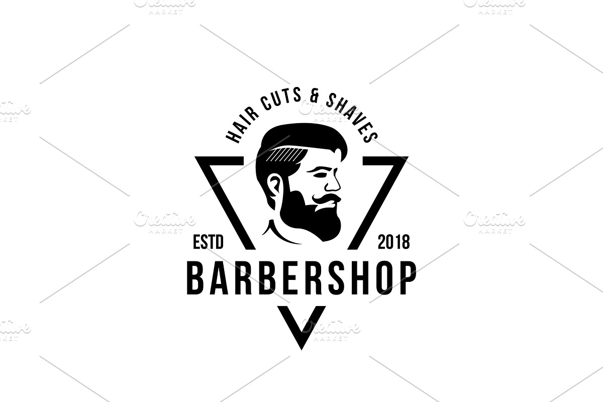 Classic Barbershop Logo Design, a Branding & Logo Template by AlvinStd