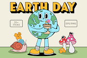 Earth Day Cartoon Collection, an Illustration by Alina Sh (Thumbnail 1 of 8)