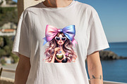 Watercolor Summer Bow Sublimation Cl, an Illustration by SVGArt (Thumbnail 4 of 8)