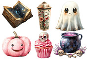 Whimsical Halloween Clipart Sublimat, an Illustration by Designworld (Thumbnail 2 of 6)