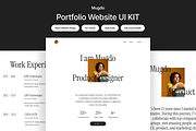Personal Portfolio Website Template, an UI Kit Template by Ahmed Rubel (Thumbnail 3 of 5)