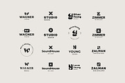 Lettermarks & Logo Templates, a Branding & Logo Template by Paulina Sara Design (Thumbnail 16 of 17)